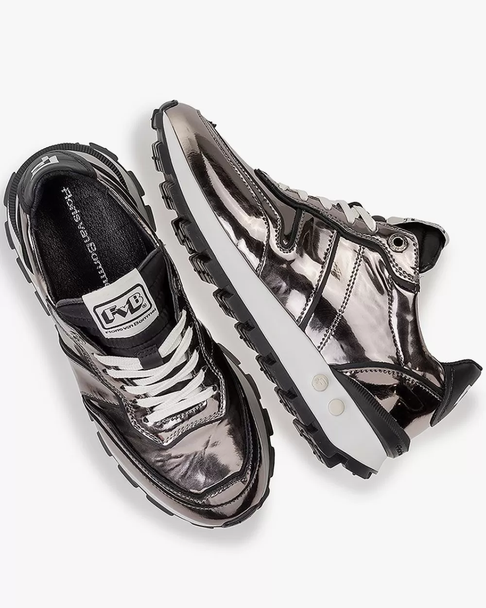 Floris van Bommel Sneaker></noscript>Blokki 01.14 Silber