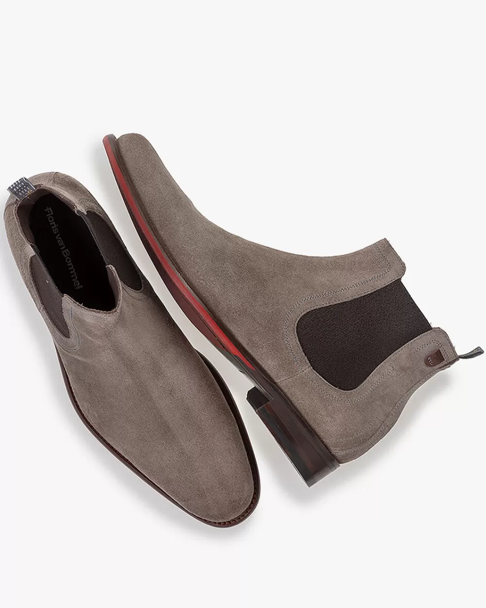 Floris van Bommel Business Schuhe | Chelsea Boots></noscript>De Draver 02.01 Taupe