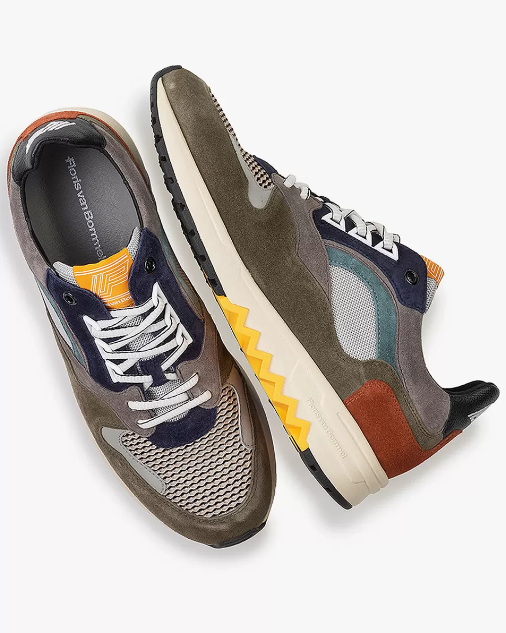 Floris van Bommel Weekend | Sneaker></noscript>De Harder 03.02 Grün