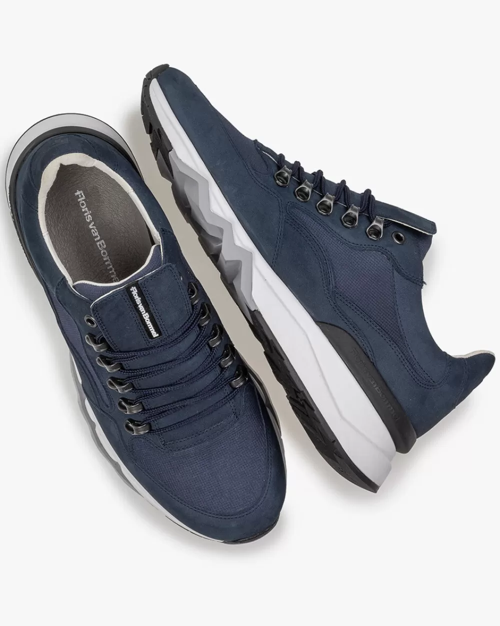 Floris van Bommel Sneaker></noscript>De Zager 01.08 Blau