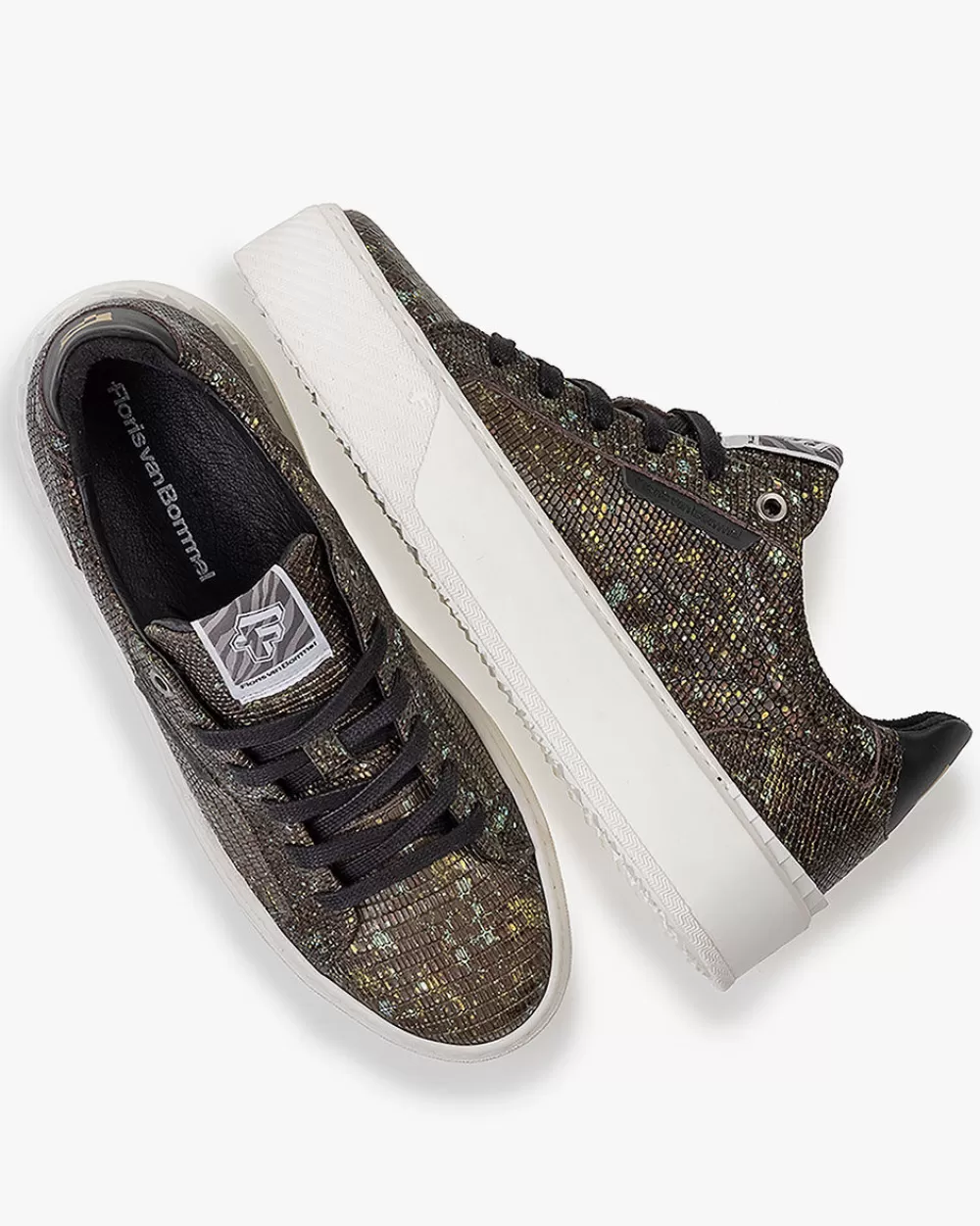 Floris van Bommel Weekend | Sneaker></noscript>Winni 01.21 Grün kombi